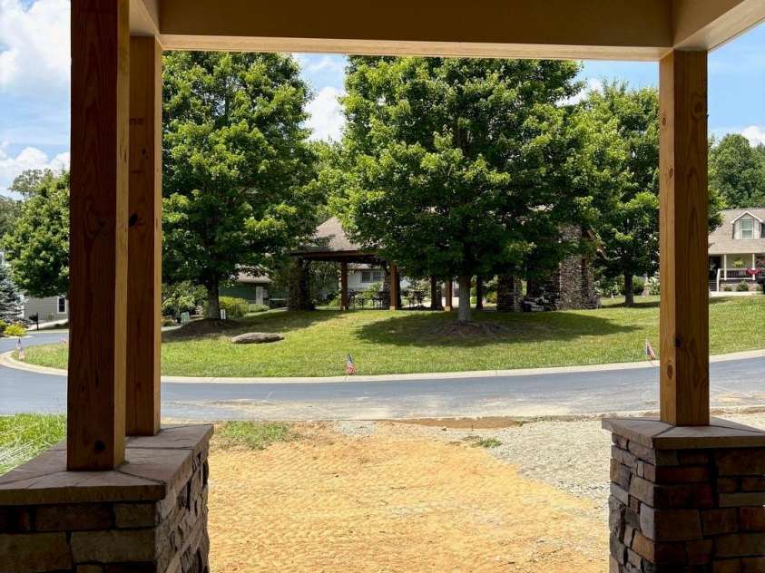 148 Triple Fairways Drive, Hendersonville, NC 28739.  MLS# CAR4383707, YatesRealty ID 24026. View from Front Entry