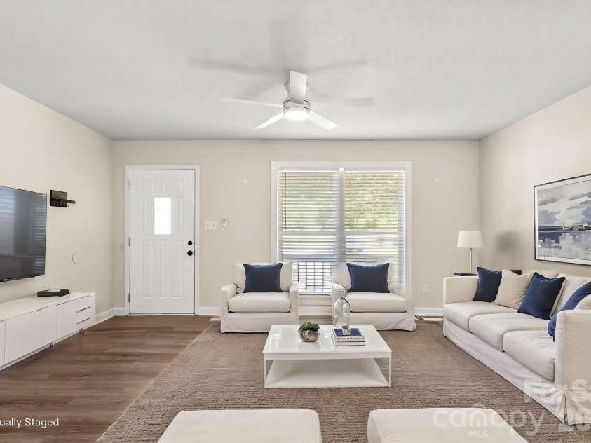 1502 Main Street, Cherryville, NC 28021.  MLS# CAR4384202, YatesRealty ID 24029. Virtually Staged