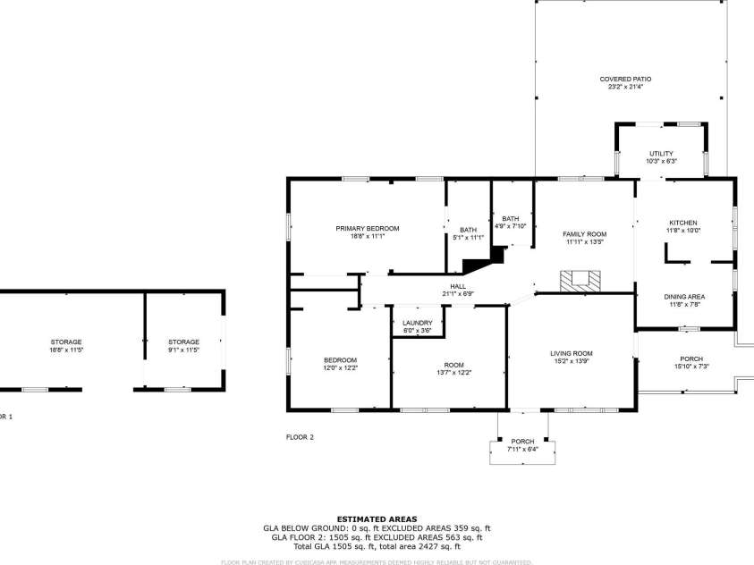 435 Stirewalt Road, China Grove, NC 28023.  MLS# CAR4273185, YatesRealty ID 24034. Floor Plan & Building Sketch