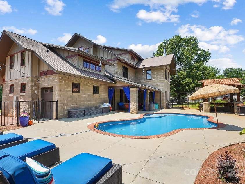 14701 Cabarrus Road, Mint Hill, NC 28227.  MLS# CAR4260366, YatesRealty ID 24046. Backyard Oasis