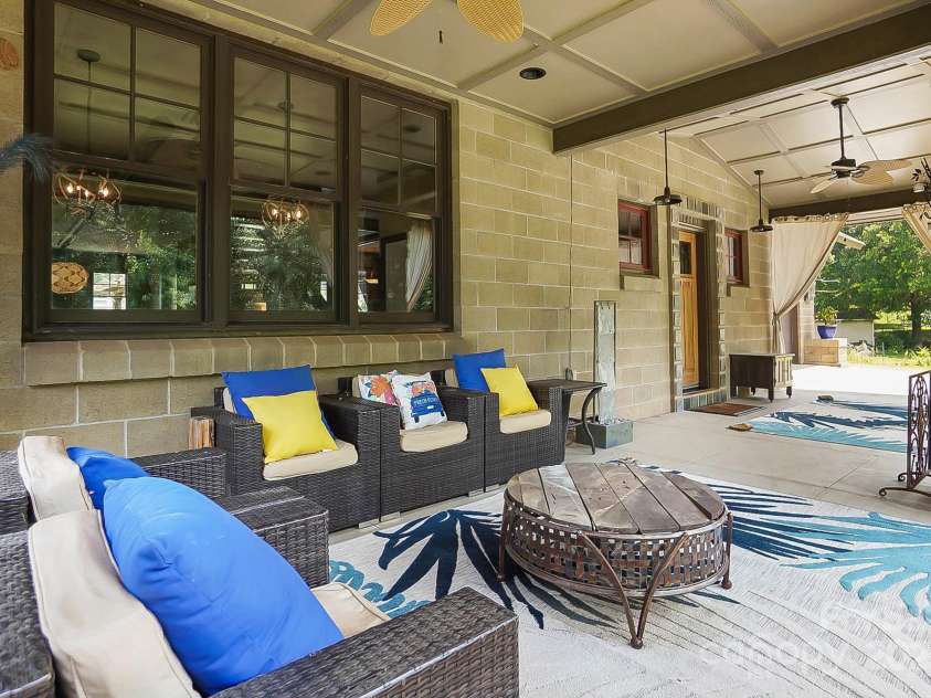 14701 Cabarrus Road, Mint Hill, NC 28227.  MLS# CAR4260366, YatesRealty ID 24046. Covered Patio