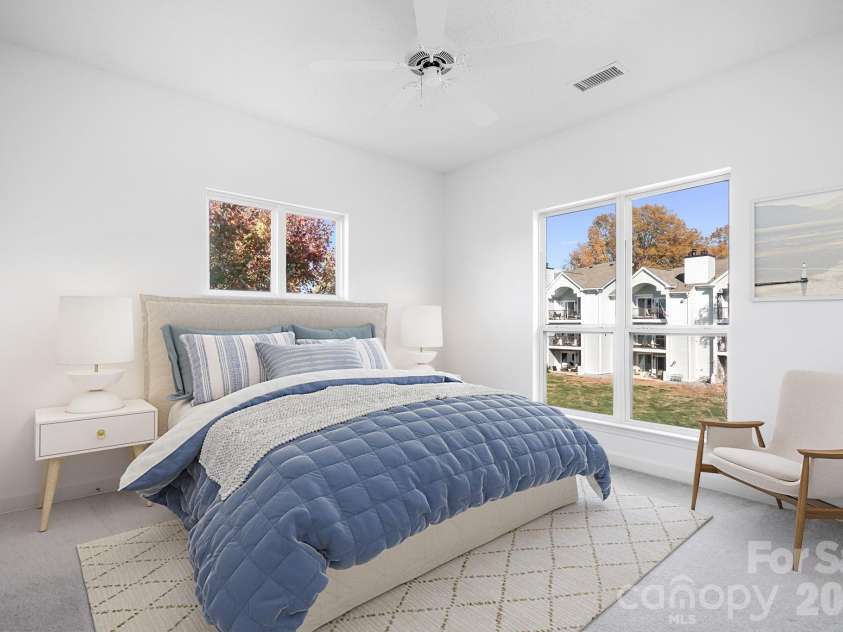 18816 Nautical Drive, Cornelius, NC 28031.  MLS# CAR4321844, YatesRealty ID 2405. Virtual Staging. Bedroom 2.