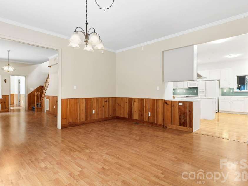 1592 Eagle Lake Drive, Brevard, NC 28712.  MLS# CAR4384665, YatesRealty ID 24052. Dining room