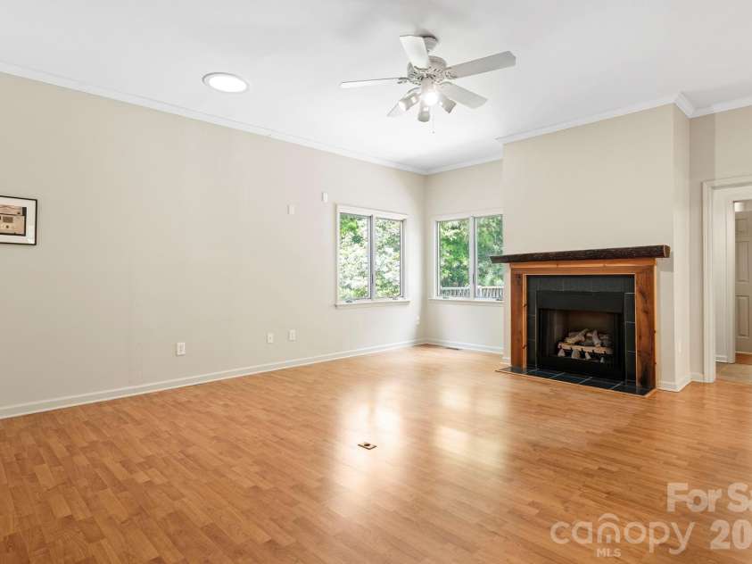 1592 Eagle Lake Drive, Brevard, NC 28712.  MLS# CAR4384665, YatesRealty ID 24052. Living room