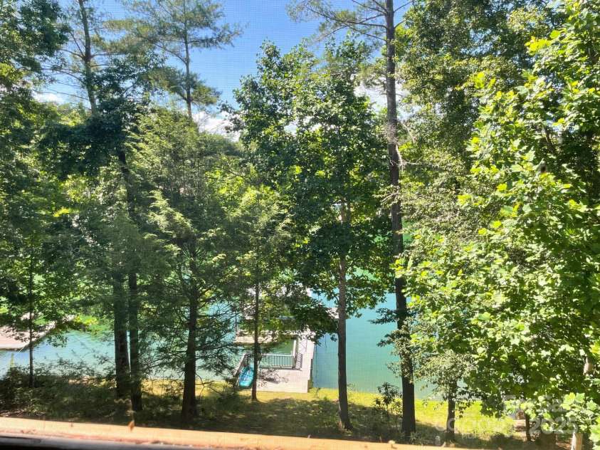 357 Lentz Landing Lane, Nebo, NC 28761.  MLS# CAR4256911, YatesRealty ID 24063. Waterview from Main screened porch