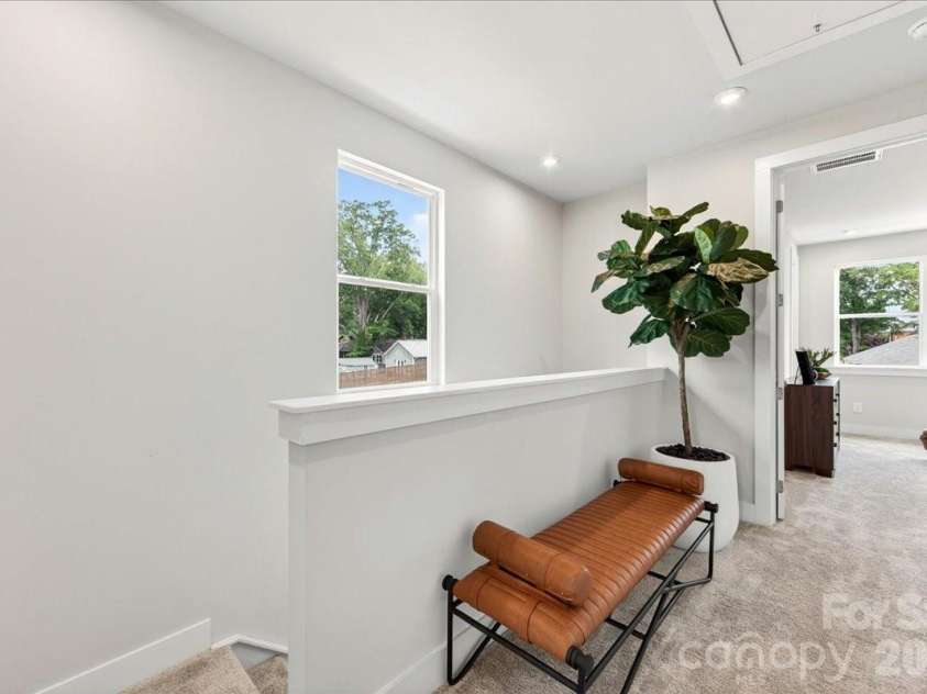 4032 Canvas Court, Charlotte, NC 28205.  MLS# CAR4384752, YatesRealty ID 24070. Third floor landing