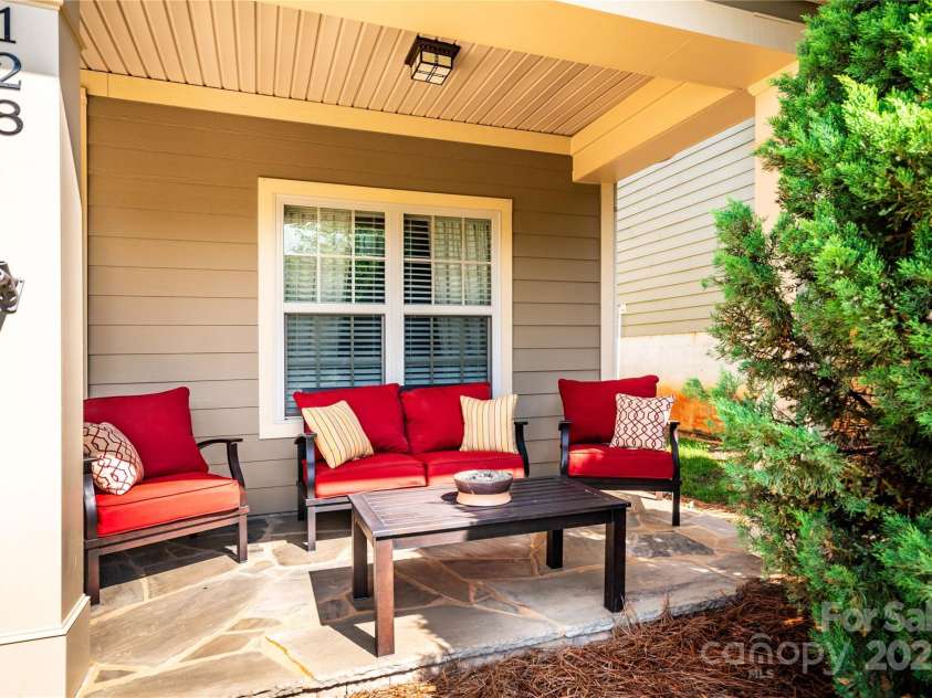 128 Aztec Circle, Mooresville, NC 28117.  MLS# CAR4267164, YatesRealty ID 24072. Perfect spot for morning coffee