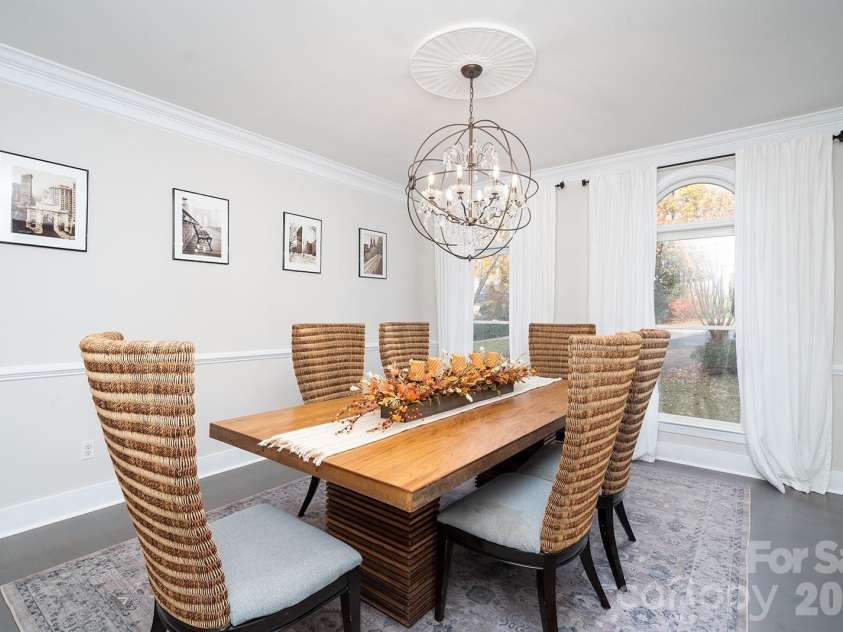 1617 Home Place, Matthews, NC 28105.  MLS# CAR4384540, YatesRealty ID 24083. Dining Room