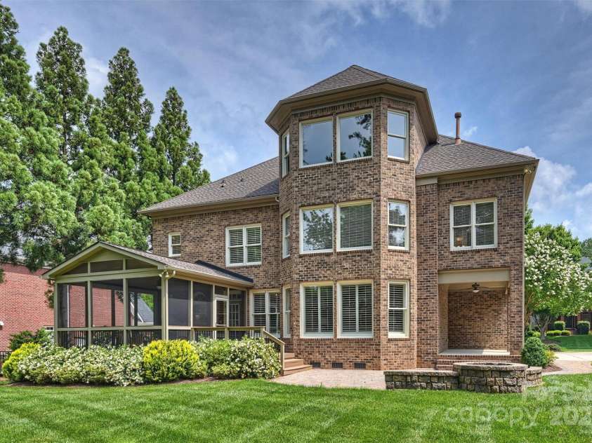 7319 Stonehaven Drive, Waxhaw, NC 28173.  MLS# CAR4266937, YatesRealty ID 24083. Beautiful rear view of this lovely home!