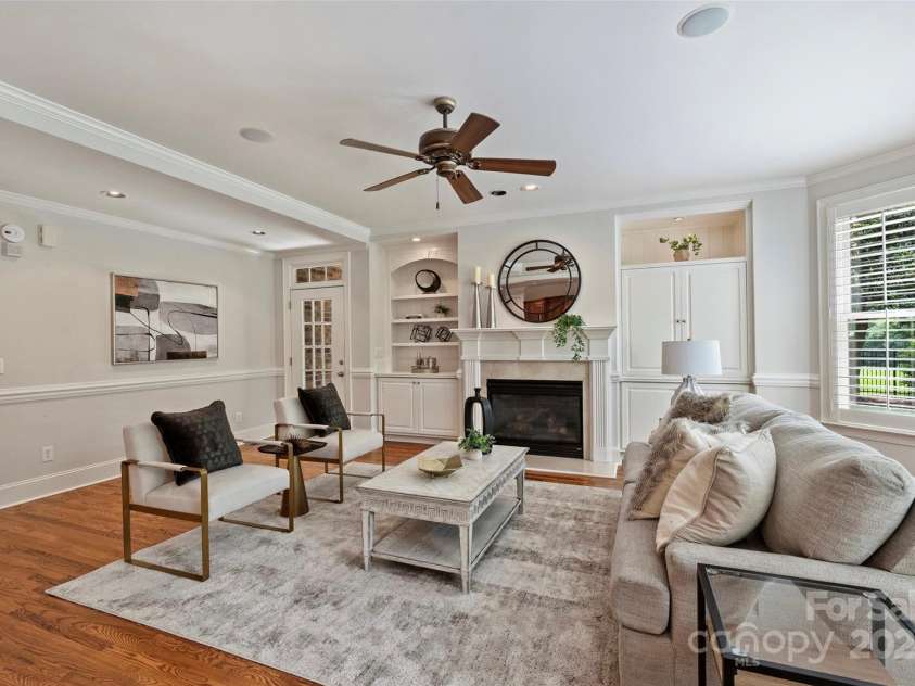 7319 Stonehaven Drive, Waxhaw, NC 28173.  MLS# CAR4266937, YatesRealty ID 24083. The great room and the rear screened porch have ceiling speakers for playing your favorite music!