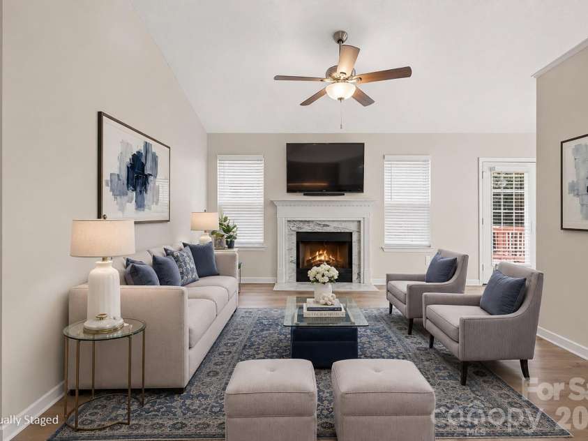 5463 Realtree Lane, Charlotte, NC 28214.  MLS# CAR4382954, YatesRealty ID 24090. Virtually Staged