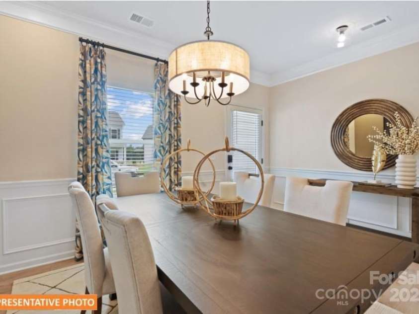 6328 Busch Way, Midland, NC 28107.  MLS# CAR4263645, YatesRealty ID 24095. Dining room or Study