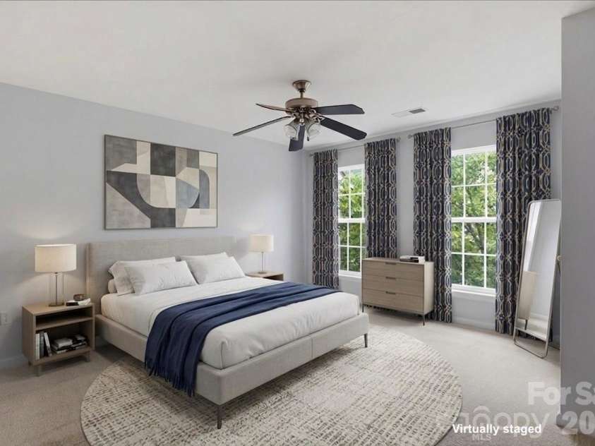 4209 Piccadilly Lane, Fort Mill, SC 29707.  MLS# CAR4384861, YatesRealty ID 24097. 2nd Bedroom staged