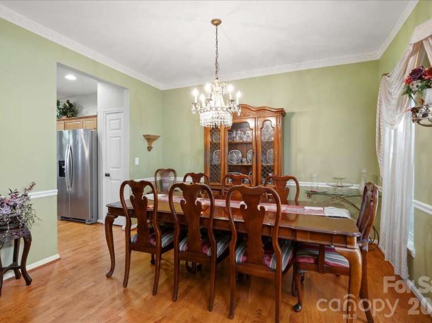 4209 Piccadilly Lane, Fort Mill, SC 29707.  MLS# CAR4384861, YatesRealty ID 24097. Dining area