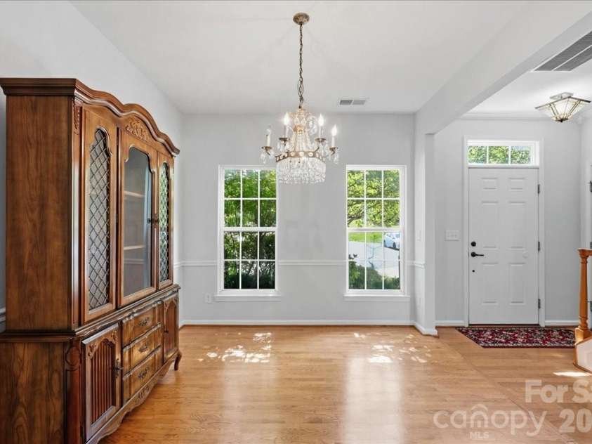 4209 Piccadilly Lane, Fort Mill, SC 29707.  MLS# CAR4384861, YatesRealty ID 24097. Dining area
