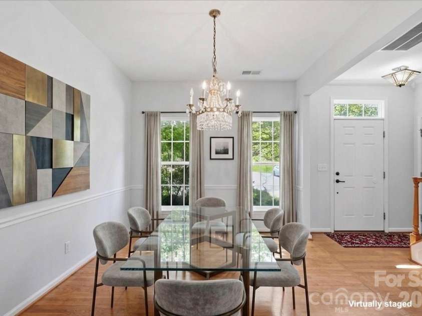 4209 Piccadilly Lane, Fort Mill, SC 29707.  MLS# CAR4384861, YatesRealty ID 24097. Dining area staged