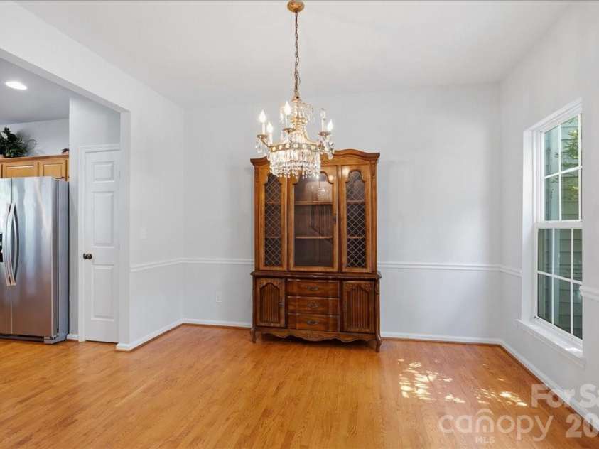 4209 Piccadilly Lane, Fort Mill, SC 29707.  MLS# CAR4384861, YatesRealty ID 24097. Dining Area with Chinacabinet