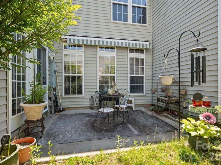 4209 Piccadilly Lane, Fort Mill, SC 29707.  MLS# CAR4384861, YatesRealty ID 24097. Patio area