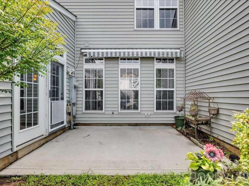 4209 Piccadilly Lane, Fort Mill, SC 29707.  MLS# CAR4384861, YatesRealty ID 24097. Rear Patio area