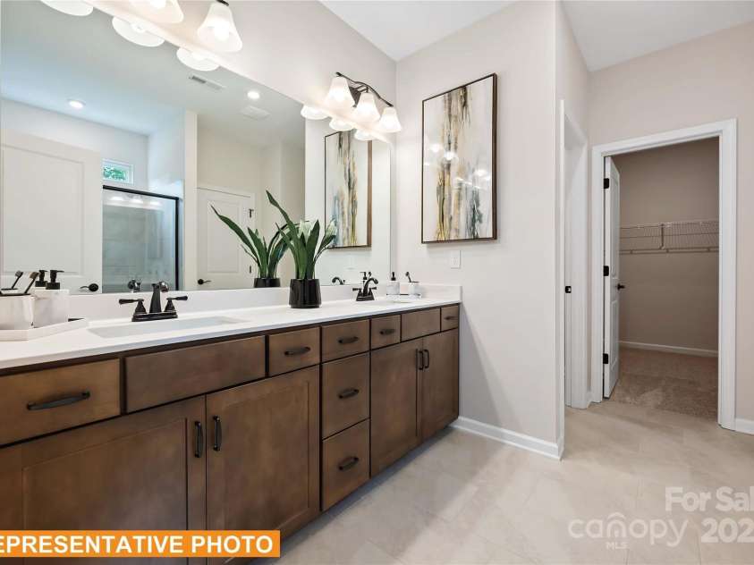 6308 Honor Avenue, Midland, NC 28107.  MLS# CAR4253827, YatesRealty ID 24098. The McGinnis - Primary Bathroom Photo 2