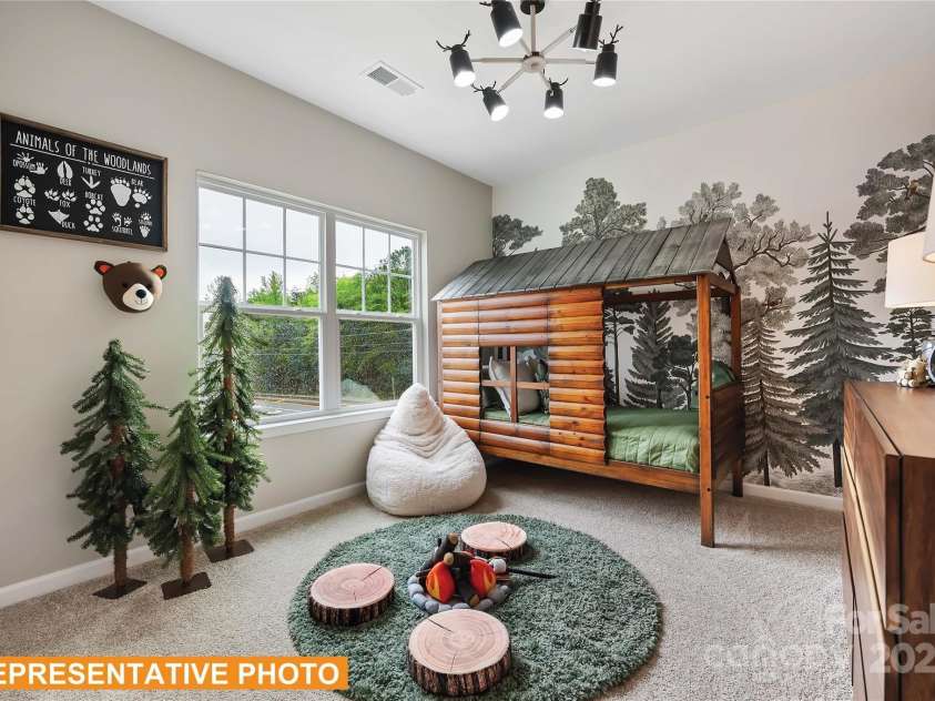 6308 Honor Avenue, Midland, NC 28107.  MLS# CAR4253827, YatesRealty ID 24098. The McGinnis - Secondary Bedroom 3