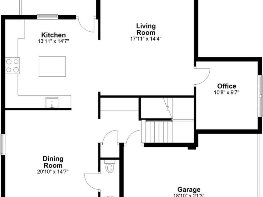 427 Inlet Place Drive, Winston Salem, NC 27127.  MLS# CAR4384907, YatesRealty ID 24101. First Floor