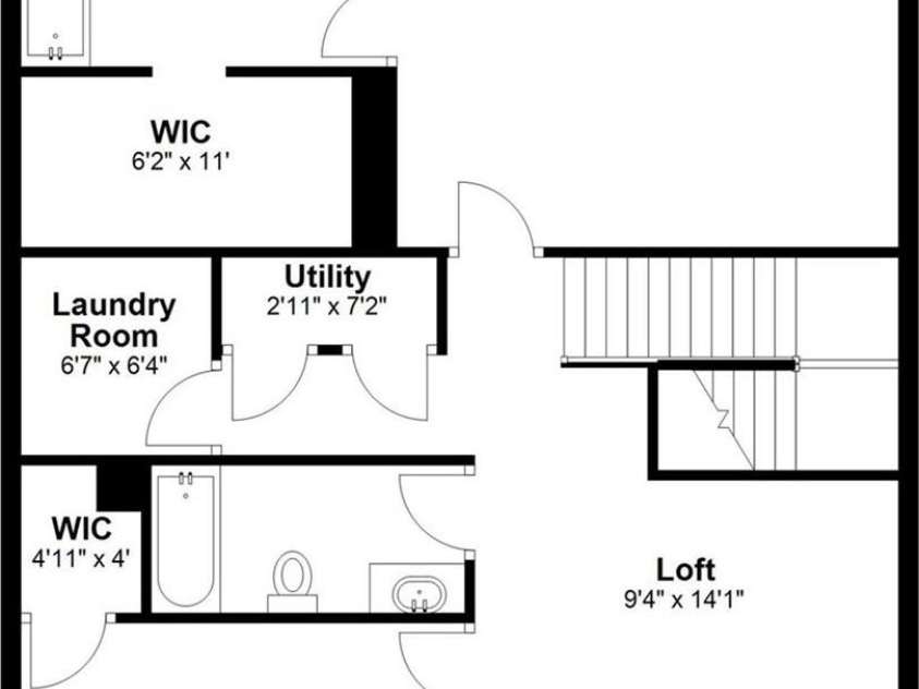 427 Inlet Place Drive, Winston Salem, NC 27127.  MLS# CAR4384907, YatesRealty ID 24101. Second Floor