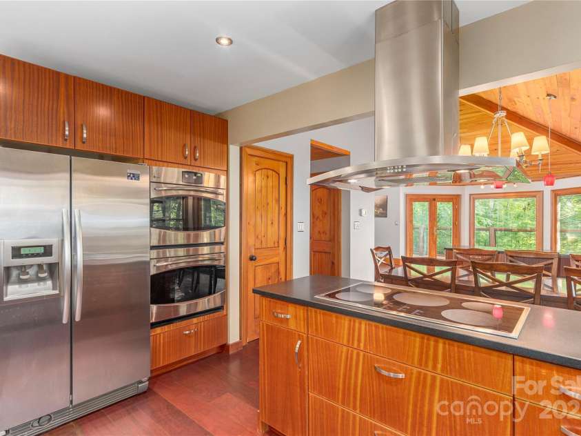 1227 Brush Creek Circle, Fairview, NC 28730.  MLS# CAR4265293, YatesRealty ID 24110. Energy Star Refrigerator and DBL stacked ovens