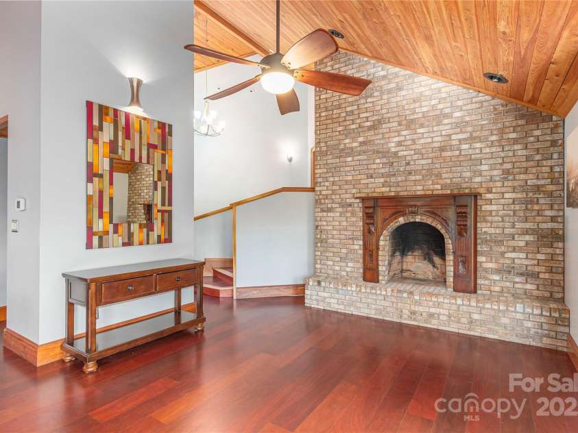 1227 Brush Creek Circle, Fairview, NC 28730.  MLS# CAR4265293, YatesRealty ID 24110. Fireplace piped for gas