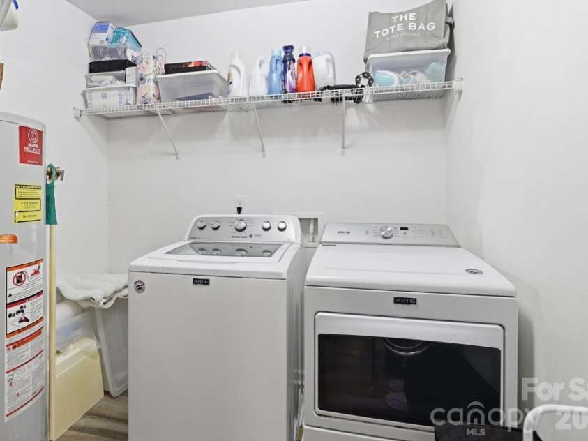 14227 Lake Crossing Drive, Charlotte, NC 28278.  MLS# CAR4372892, YatesRealty ID 24113. Laundry room on upper level