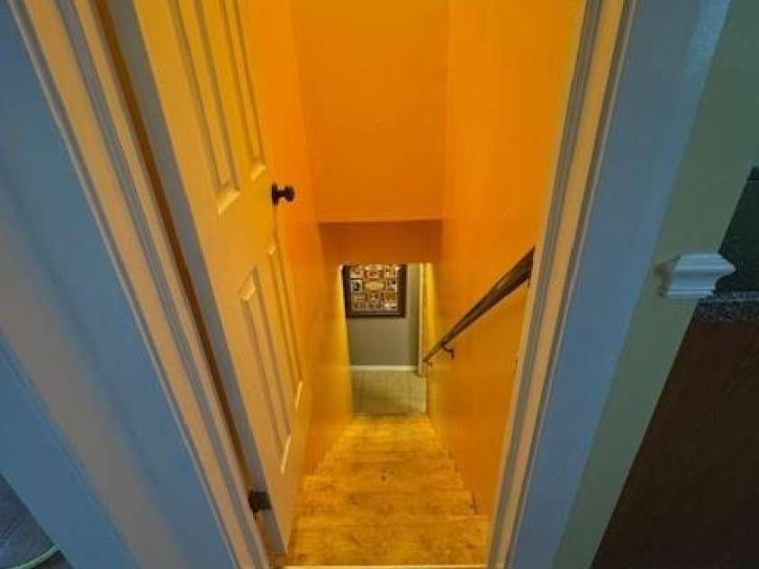 3085 Faith Road, Salisbury, NC 28146.  MLS# CAR4276895, YatesRealty ID 24115. Stairs to basement