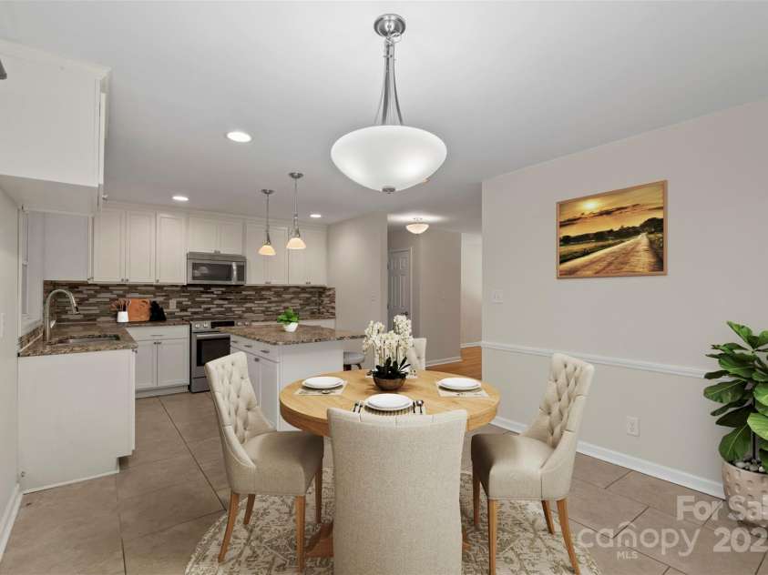 1556 Stanley Lucia Road, Mount Holly, NC 28120.  MLS# CAR4273688, YatesRealty ID 24123. Kitchen virtually staged