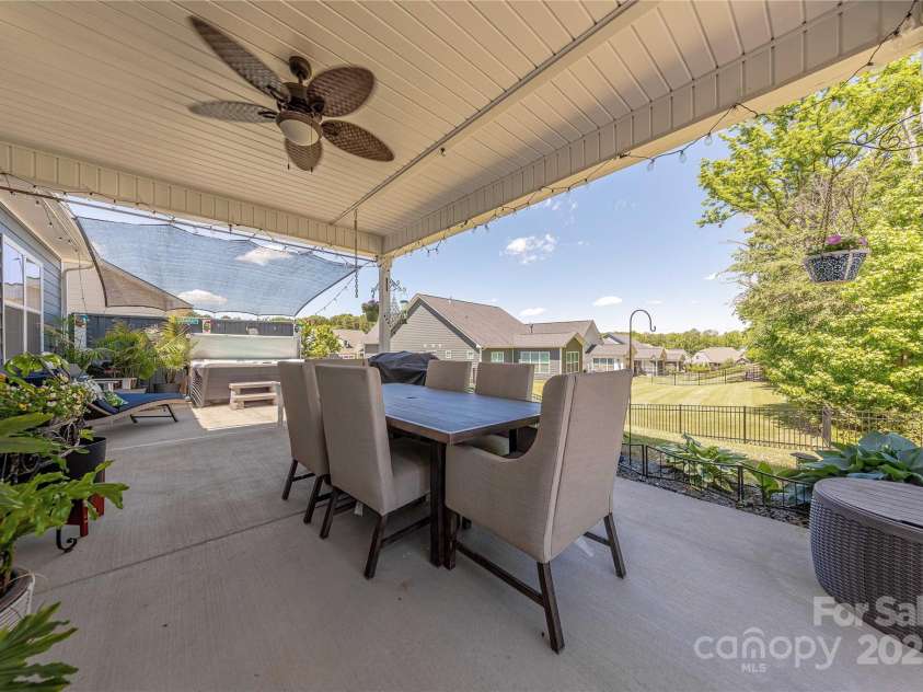 1022 Curling Creek Drive, Indian Trail, NC 28079.  MLS# CAR4255571, YatesRealty ID 24131. Covered Porch