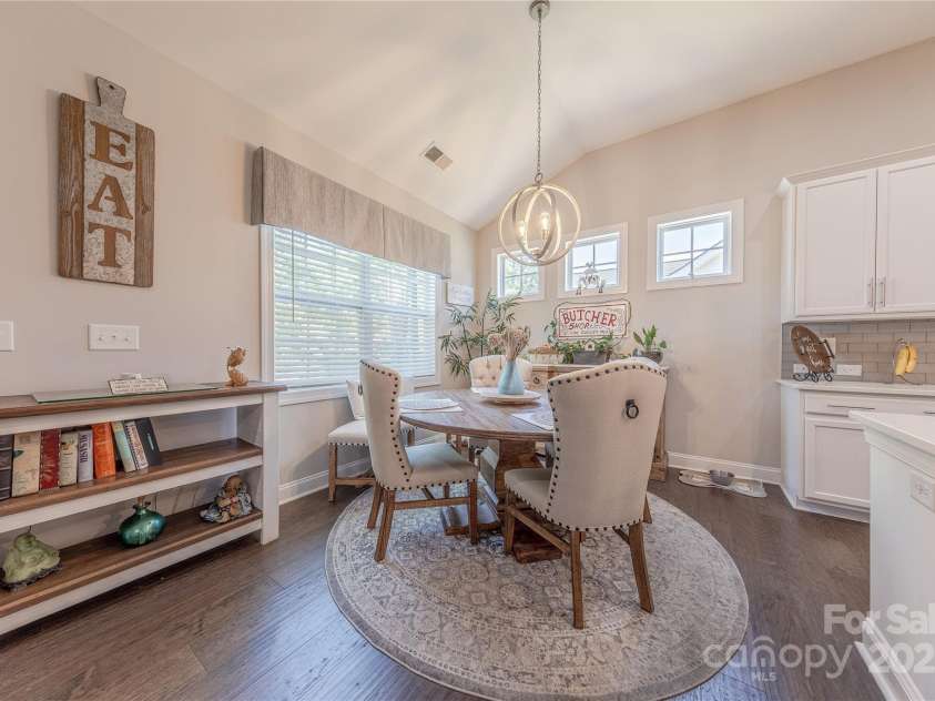 1022 Curling Creek Drive, Indian Trail, NC 28079.  MLS# CAR4255571, YatesRealty ID 24131. Dining Area