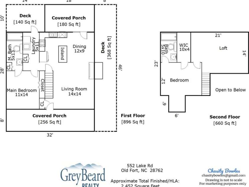 552 Lake Road, Old Fort, NC 28762.  MLS# CAR4370080, YatesRealty ID 24136. 