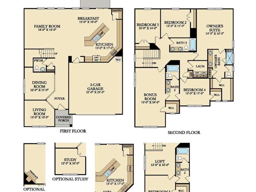4194 Skyboat Circle, Fort Mill, SC 29715.  MLS# CAR4245182, YatesRealty ID 24137. Floorplan