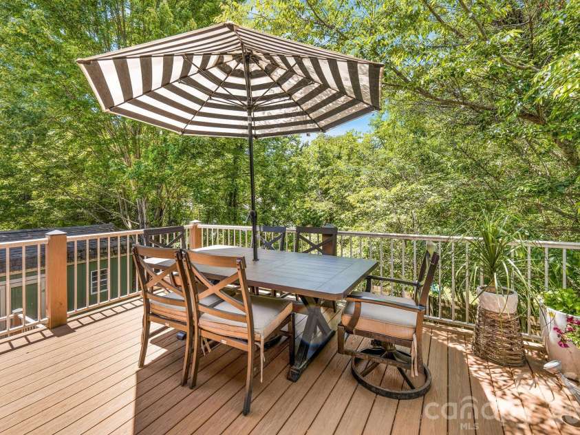 157 Estelle Park Drive, Asheville, NC 28806.  MLS# CAR4376199, YatesRealty ID 24140. Spacious back deck with trex decking