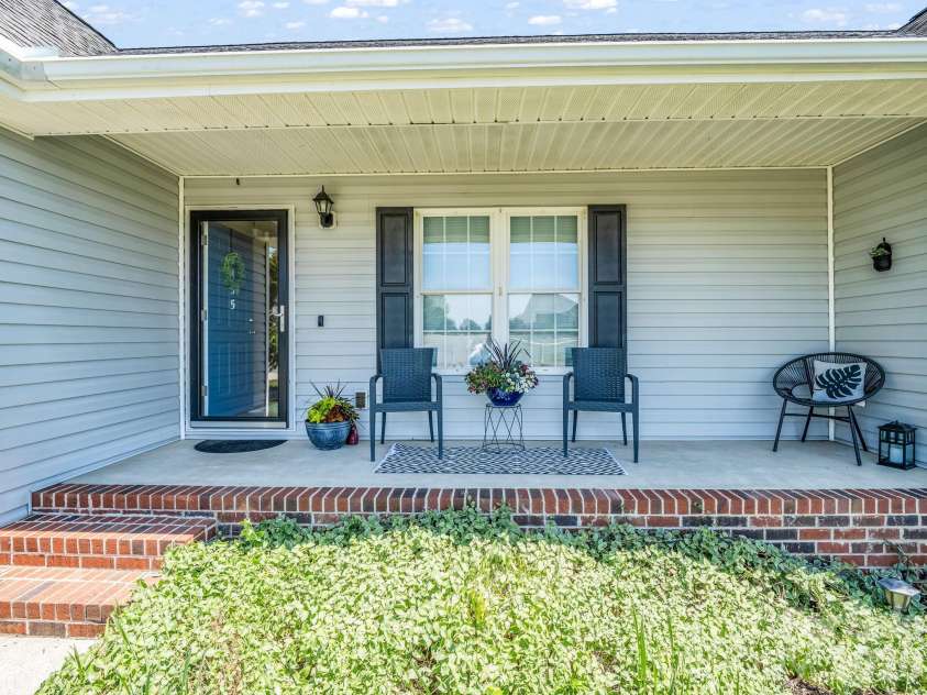 155 Vanity Lane, Ellenboro, NC 28040.  MLS# CAR4383076, YatesRealty ID 24141. Covered Front Porch