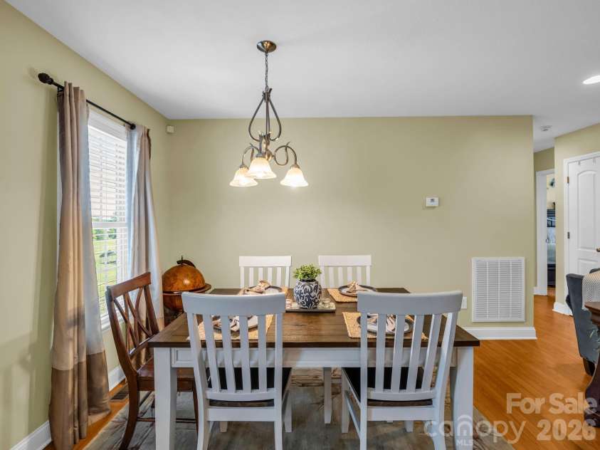 155 Vanity Lane, Ellenboro, NC 28040.  MLS# CAR4383076, YatesRealty ID 24141. Dining Area