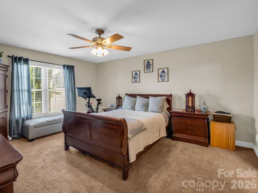 155 Vanity Lane, Ellenboro, NC 28040.  MLS# CAR4383076, YatesRealty ID 24141. Primary Bedroom