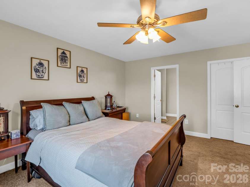 155 Vanity Lane, Ellenboro, NC 28040.  MLS# CAR4383076, YatesRealty ID 24141. Primary Bedroom