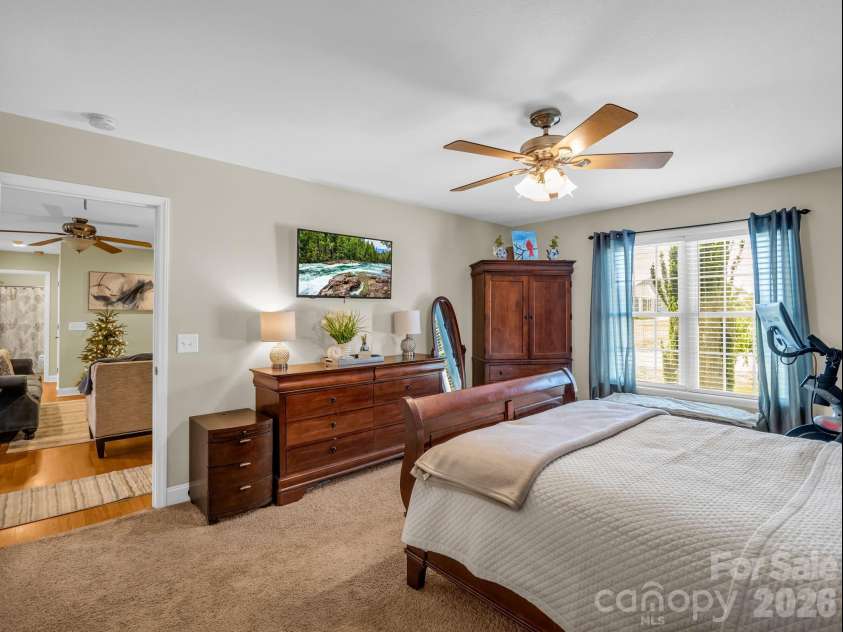 155 Vanity Lane, Ellenboro, NC 28040.  MLS# CAR4383076, YatesRealty ID 24141. Primary Bedroom