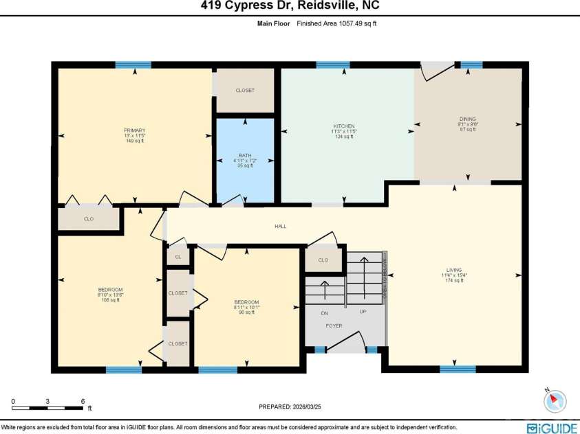 419 Cypress Drive, Reidsville, NC 27320.  MLS# CAR4359865, YatesRealty ID 24144. 
