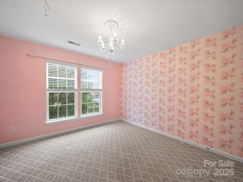 8004 Fountainbrook Drive, Indian Trail, NC 28079.  MLS# CAR4287908, YatesRealty ID 24146. Bedroom 3 Upper Level