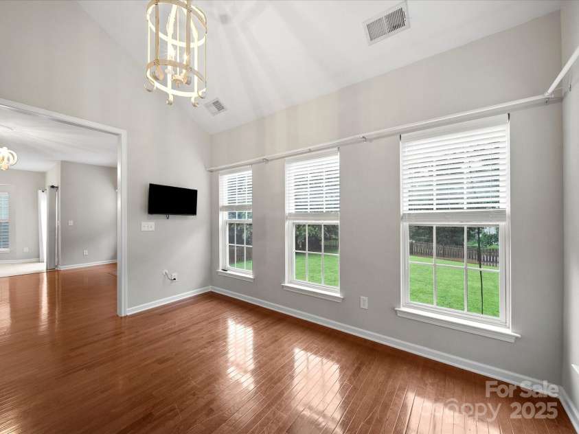 8004 Fountainbrook Drive, Indian Trail, NC 28079.  MLS# CAR4287908, YatesRealty ID 24146. The sunroom, or office