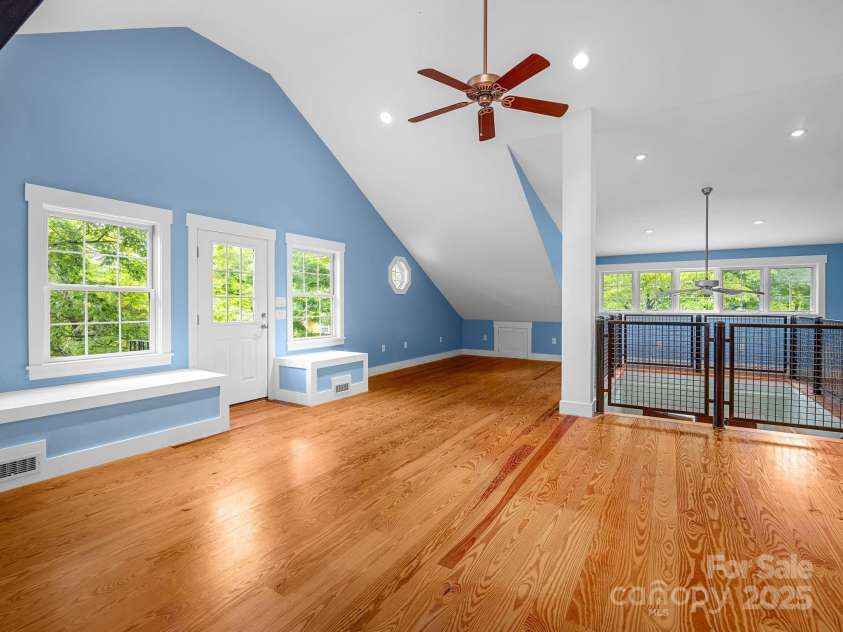 147 Woodland Road, Tryon, NC 28782.  MLS# CAR4277397, YatesRealty ID 24149. Door leads to the Juliet Balcony