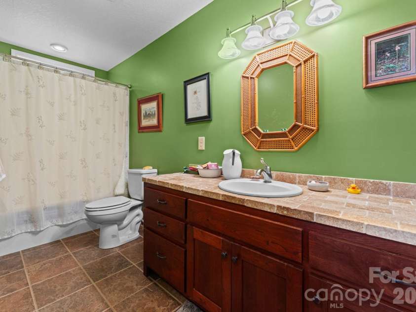 1268 Coon Creek Road, Franklin, NC 28734.  MLS# CAR4351679, YatesRealty ID 2415. Main floor Bathroom