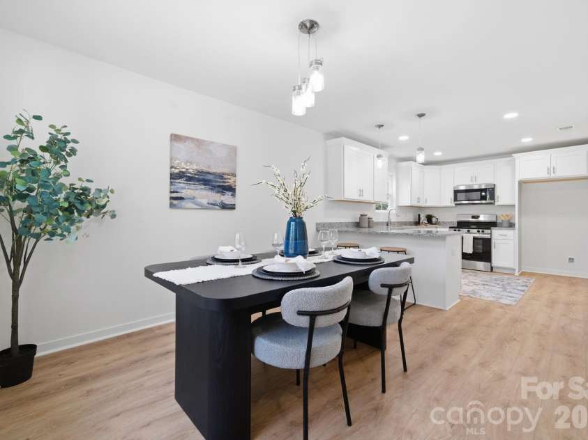34 Louise Drive, Concord, NC 28025.  MLS# CAR4353554, YatesRealty ID 24154. Dining Area