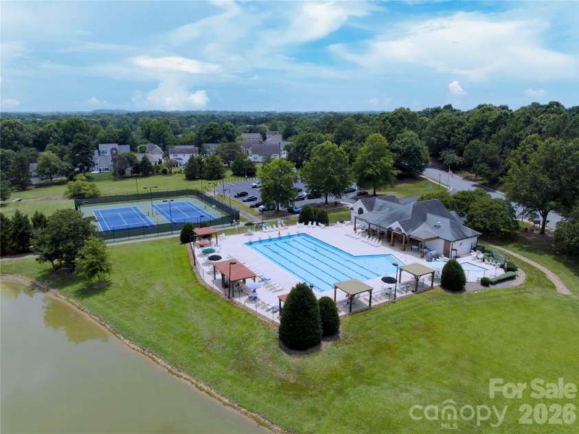 411 Carlisle Drive, Indian Trail, NC 28079.  MLS# CAR4271998, YatesRealty ID 24156. 1st Community Pool