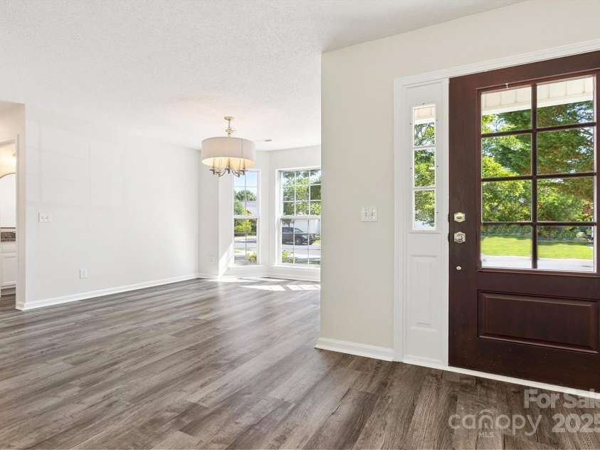 411 Carlisle Drive, Indian Trail, NC 28079.  MLS# CAR4271998, YatesRealty ID 24156. Entry and Dining Area